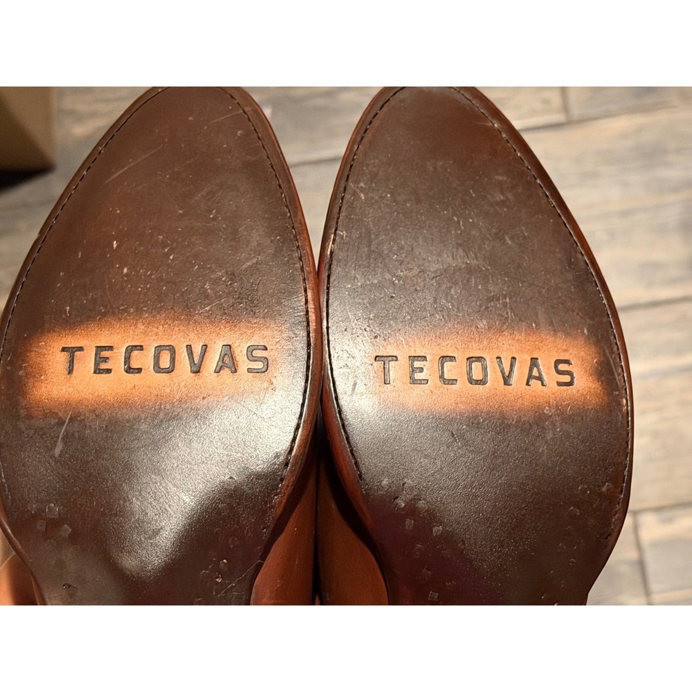 Tecovas The Jamie Scotch Goat Leather Cowboy Western Boots 9.5 B Round Toe 97057 - Picture 7 of 11